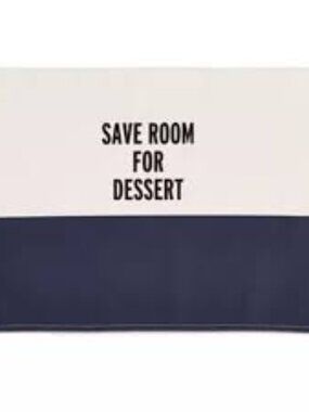 Kate Spade NY "Save Room for Dessert" Food for Thought placemats (set of 4) NWT